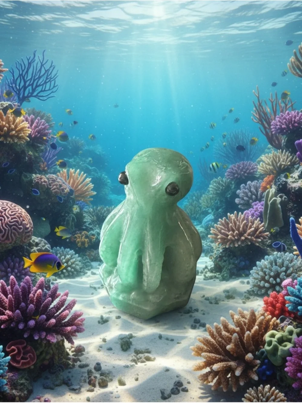 Green Aventurine Crystal Octopus